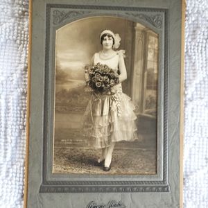 Antique Bridal Photograph Momento Syracuse NY